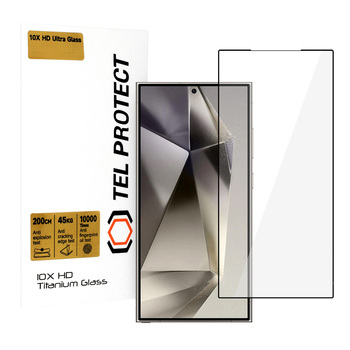 Hartowane szkło Tel Protect 10X HD Titanium do Samsung Galaxy S24 Ultra (with fingerprint unlock) (koperta)