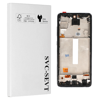 Wyświetlacz LCD do Samsung Galaxy A52 5G (A526B/A526U/A526W) czarny z ramką SVC Incell