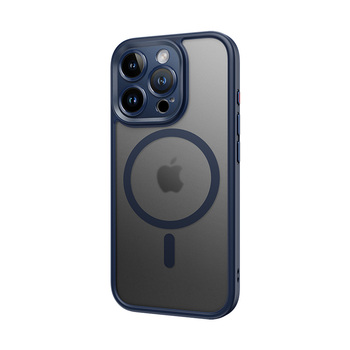 Rock Etui Guard Touch Matte Series Magnetic do Iphone 16 Pro niebieskie