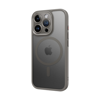 Rock Etui Guard Touch Matte Series Magnetic do Iphone 16 Pro szare