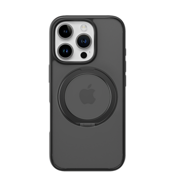 Rock Crystal Rotating Touch Series Magnetic Case for Iphone 16 Pro Max black
