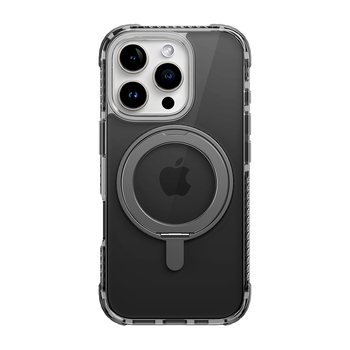 Rock Etui Rotating Stand Crystal Series Magnetic do Iphone 16 Pro Max czarne