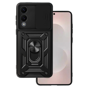 Slide Camera Armor Case do Samsung Galaxy S25 Edge Czarny