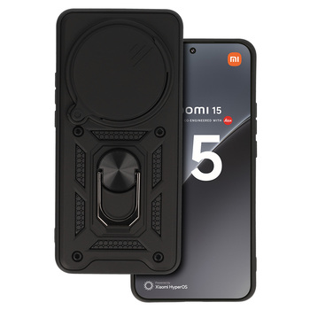 Slide Camera Armor Case do Xiaomi 15 Ultra 5G Czarny