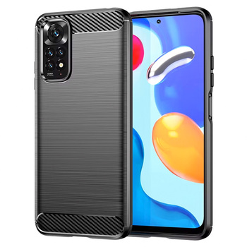 Futerał Carbon do Xiaomi Redmi Note 11/Note 11S czarny