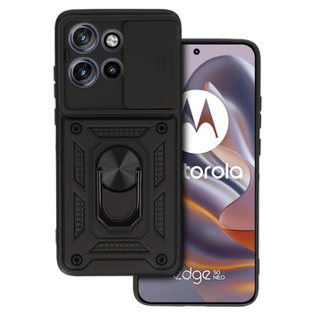 Slide Camera Armor Case do Motorola Edge 50 Neo 5G Czarny