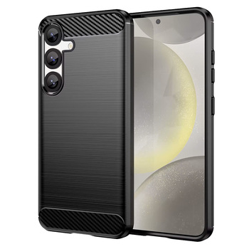 Futerał Carbon do Samsung Galaxy S25 czarny