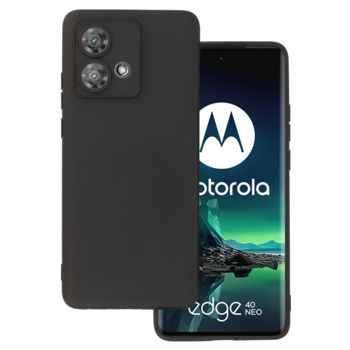 Back Case MATT for MOTOROLA EDGE 40 NEO 5G Black