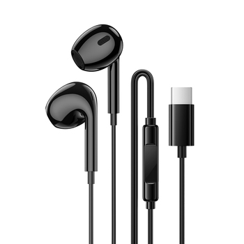 Borofone Słuchawki BM100 Max Fuente z mikrofonem Typ C (DAC) czarne