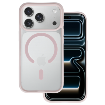 Acrylic Color Magsafe Case for Iphone 17 Pro light pink
