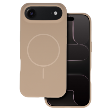 Magsafe Slim Silicone do Iphone 17 Air brązowy