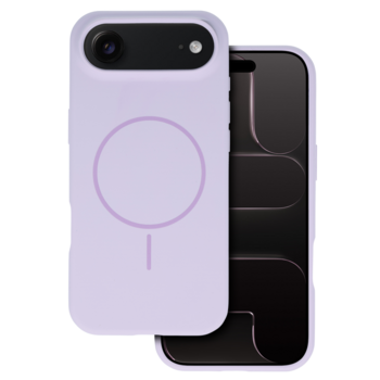Magsafe Slim Silicone do Iphone 17 Air fioletowy
