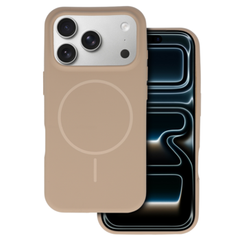 Magsafe Slim Silicone do Iphone 17 Pro Max brązowy