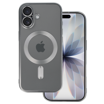 Metallic Magsafe Case for Iphone 17 Silver