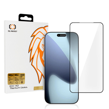 Hartowane szkło Tel Protect 10X HD Titanium do Iphone 17 Pro Max