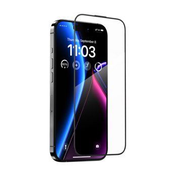 Benks Tempered glass JoyView Anti-reflection Glass for Iphone 15 Pro black