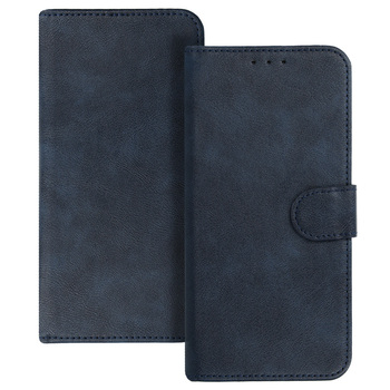 Kabura BOOK COMMON Uniwersalna (ROZMIAR L) do Iphone 6 Plus/7 Plus/8 Plus/Xs Max/11 Pro Max/Samsung S20 FE/S21 FE/S10 Plus/A10/A32/A54/Xiaomi 12 Lite/Huawei P30 Pro granatowa