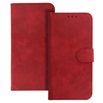 Kabura BOOK COMMON Uniwersalna (ROZMIAR XXL) do Samsung S25 Ultra/S24 Ultra/M35/M23/A16 5G/Xiaomi Redmi 14C czerwona