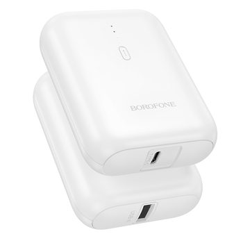 Borofone Power Bank 5000mAh BJ81 Stability - USB - biały