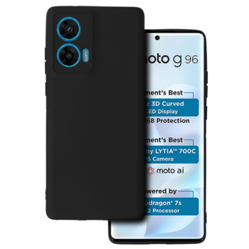 Back Case MATT for MOTOROLA MOTO G96 5G Black