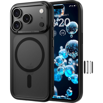 Benks Etui Magnetic Mist Metal Frame (0069) do Iphone 17 Pro czarny (Camera Control Button)