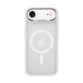 Benks Etui Magnetic Mist Metal Frame (0068) do Iphone 17 Air biały (Camera Control Button)