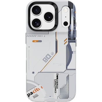 Benks Etui Dynamic Magnetic Mecha (E069) do Iphone 17 Pro biały (Camera Control Button)