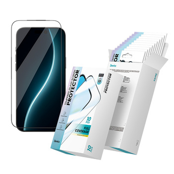 Benks Hartowane szkło Air Shield HD Glass (T069) do Iphone 17 Pro czarne - 10 sztuk