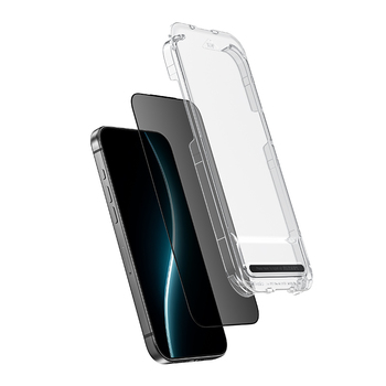 Benks Hartowane szkło Glass Warrior Privacy do Iphone 17 Air czarne