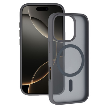 Tel Protect Aura Matte Magsafe Case for Iphone 16 Pro Max grey