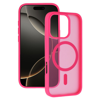 Tel Protect Aura Matte Magsafe Case do Iphone 15 Pro hot pink