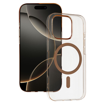 Transparent Slim Magsafe Case do Iphone 15 desert