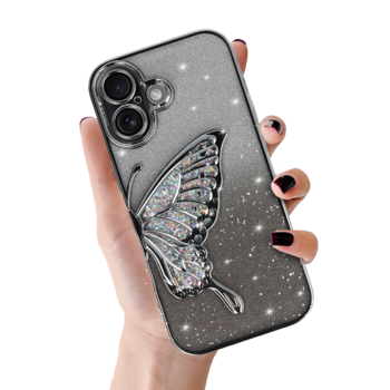 Tel Protect Butterfly Water Case do Iphone 17 srebrny