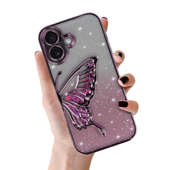 Tel Protect Butterfly Water Case do Iphone 17 różowy