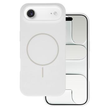Magsafe Slim Silicone do Iphone 17 Air biały