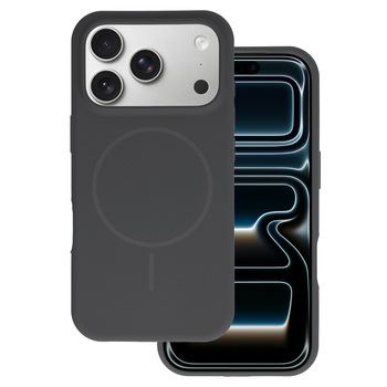 Magsafe Slim Silicone do Iphone 17 Pro Max grafitowy