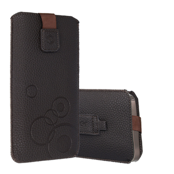 Kieszonka WONDER Deko (ROZMIAR XXL) do Samsung S25 Ultra/S24 Ultra/M35/M23/A16 5G/Xiaomi Redmi 14C czekoladowa