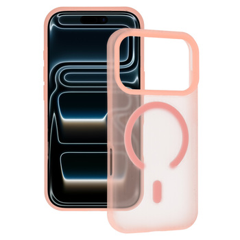 Tel Protect Mist Matte Magsafe Case do Iphone 16 pink orange