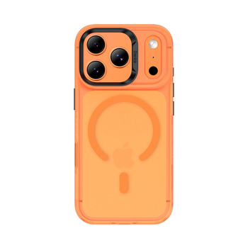 Benks Etui Magnetic Lucid Armor (C069) do Iphone 17 Pro pomarańczowy (Camera Control Button)
