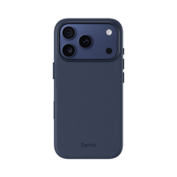 Benks Etui Magnetic Vita Pro Silicone (A070) do Iphone 17 Pro Max niebieski (Camera Control Button)