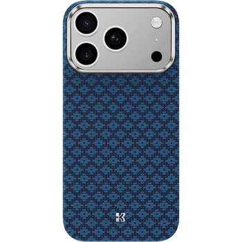Benks Etui Magnetic Armor Air Armor Grid Kevlar Metal Frame 600D (0070) do Iphone 17 Pro Max niebieski