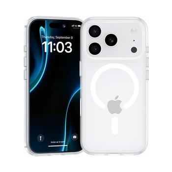 Benks Etui Magnetic Crystal do Iphone 17 Pro przezroczysty (Camera Control Button)