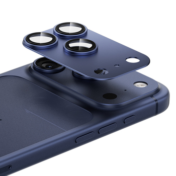 Benks Tempered glass Glass Warrior Metal Integrated Lens Protector (C069) for Iphone 17 Pro (lens 3 pieces) blue