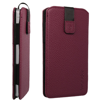 WONDER Flexi Pouch Case (Size XL) for Iphone 17 Air, iPhone 16 Plus/Samsung S26 Plus/S25 Plus/A56/A55/A54/Xiaomi 15/14/13T Pro/13T/Oppo Find X8/Find X7/Reno 12 Pro/Vivo X200/X100/V40 Pro/Motorola Edge 50 Pro/Edge 50/Edge 30 Fusion burgundy