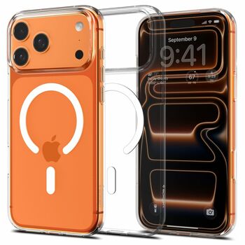 Case SPIGEN Liquid Crystal Mag Magsafe ACS10394 for Iphone 17 Pro Max - Clear/White