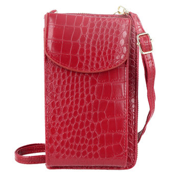 Knitted bag for phone GCW12 red