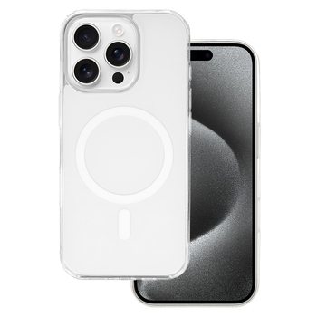 Glossy Magsafe Case do Iphone 15 Pro Max biały