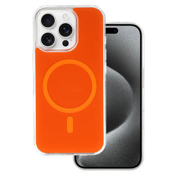 Glossy Magsafe Case do Iphone 15 Pro Max pomarańczowy