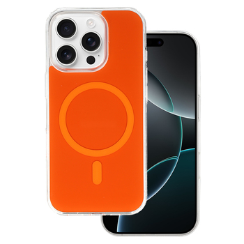 Glossy Magsafe Case do Iphone 16 Pro pomarańczowy