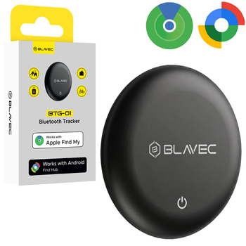 Blavec Lokalizator GPS Tag BTG-01 - Bluetooth Tracker Dual Apple & Android (BTBTG01-B) czarny
